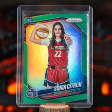 2025 Panini Prizm WNBA - Green Prizm Parallel Sonia Citron Rookie Card #148