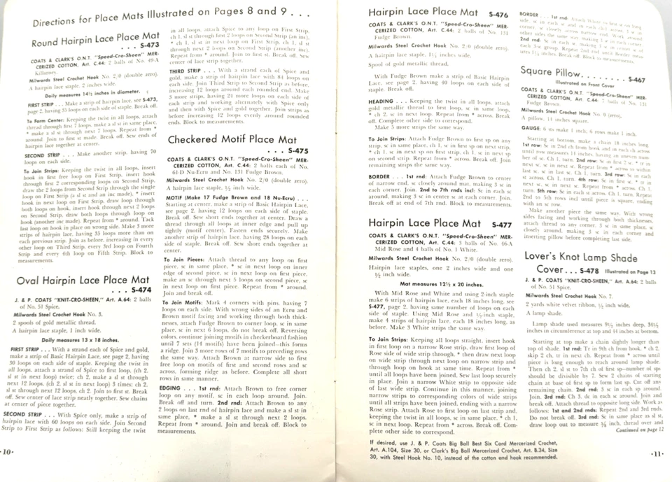 Coats & Clark's Magazine No.303 - Modern Trends/Lace, Crochet & Weaving 1954 - Image 4 of 4