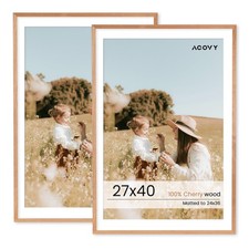 Acovy Poster Frame Solid Wood Cherry Wood 27 X 40 Frame 27 X 40 Picture Frame
