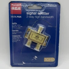RCA 2-way High Bandwidth Signal Splitter 5-3GHz