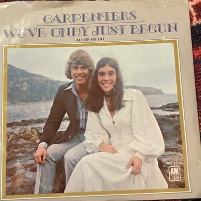 CARPENTERS We ve Only Just Begun 45 rpm Picture Sleeve 1970