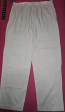 Polo Ralph Lauren Pants Men's 36x32 Chino Andrew Pant Pleated Cotton Mexico VTG