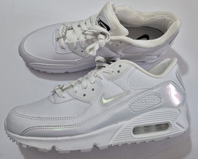 Nike Air Max 90 SE 'Dance Iridescent' White FD8684-100 Women's 10.5, Men's 9