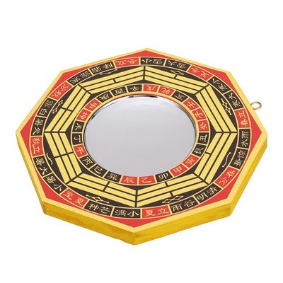 Chinese Feng Shui Convex Bagua Mirror For Wealth Luck Outdoor