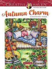 Image of Creative Haven Autumn Charm Coloring Book, Teresa