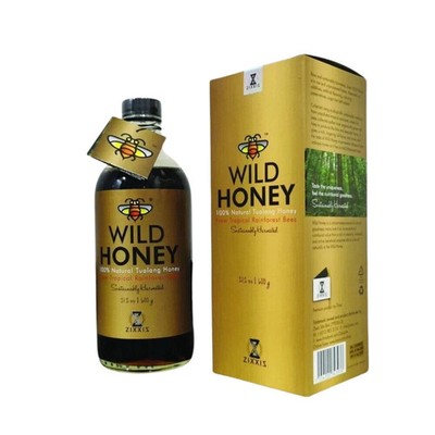 Nachhaltig geernteter reiner Tualang Wild Tropical Rainforest Bienenhonig 600g