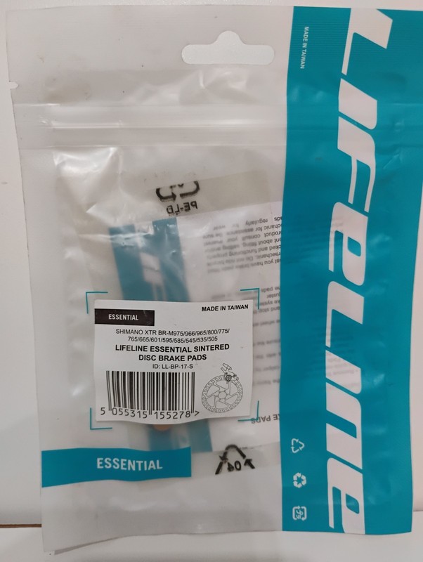 Lifeline Disc Pads Older Shimano XTR XT LX Disc Brakes 1pr See Pack 4 Models