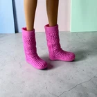 Doll Shoes Mattel Barbie Pink Textured  Snow Rain Boots