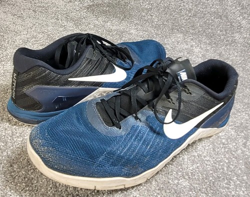 Nike Metcon 3 Athletic Training Crossfit Shoes Blue 898055-400 Mens US Size 16 - Picture 2 of 13
