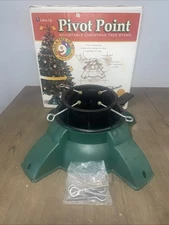 Pivot Point Christmas Tree Stand Holds A Tree Up To 9' Tall 5.75” Trunk W/Box