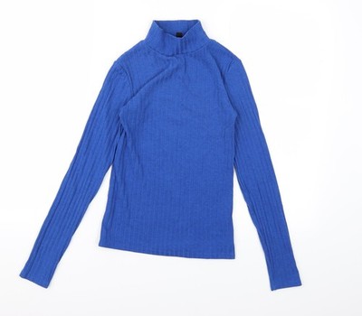 Topshop Damen Pullover Pulli blau Größe 6