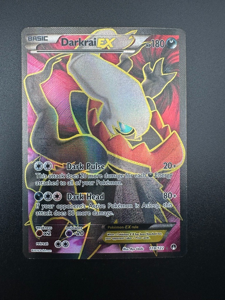Darkrai EX 118/122 | XY Breakpoint | Full Art Holo | LP | Pokemon TCG