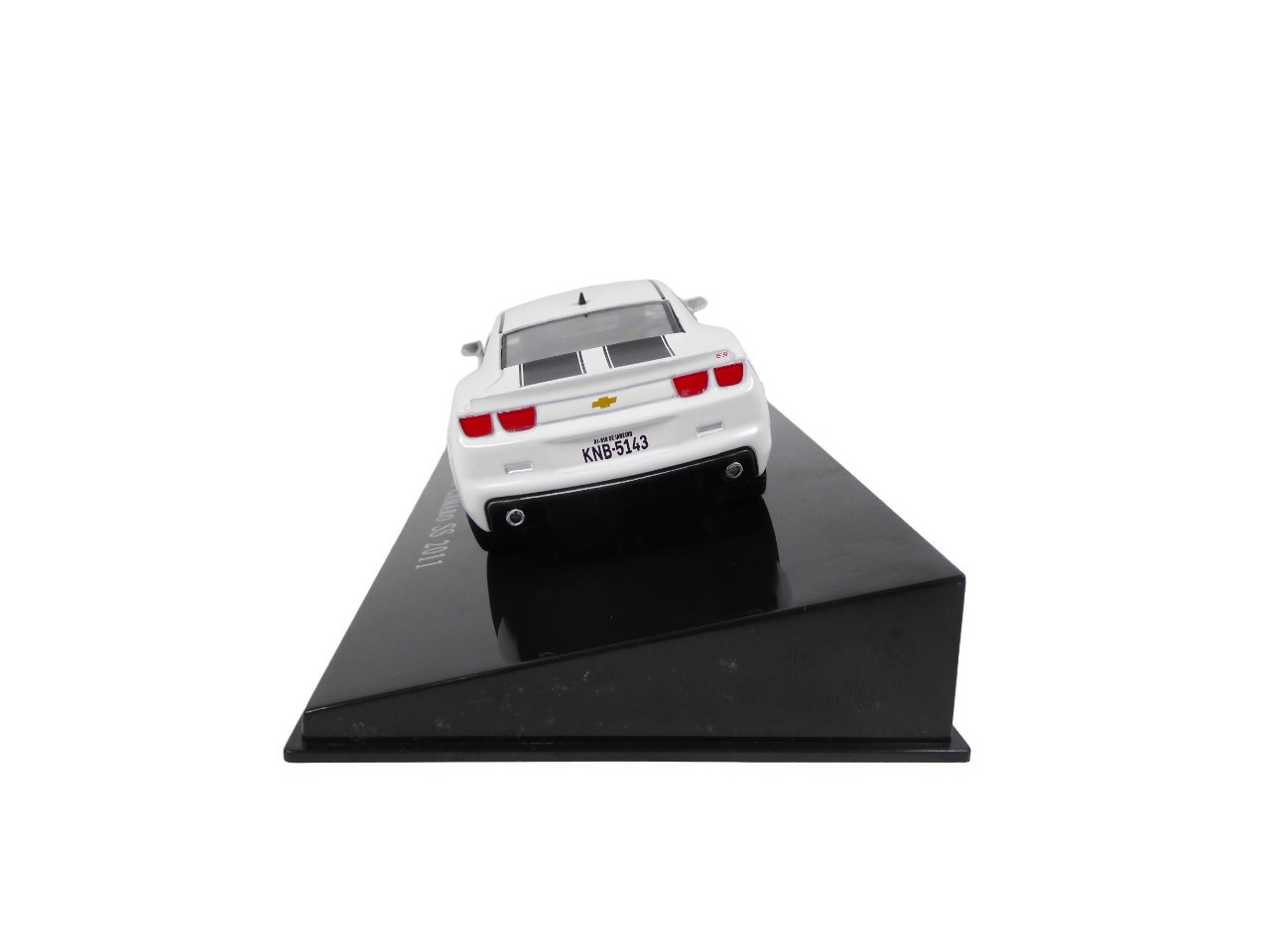 Chevrolet Camaro SS 2011 miniature 1:43 blanche et noire de Salvat Chevy