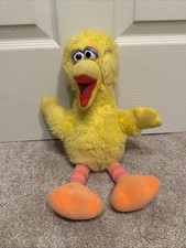 Vintage Big Bird Plush 13" Playskool Sesame Street 1986 70205