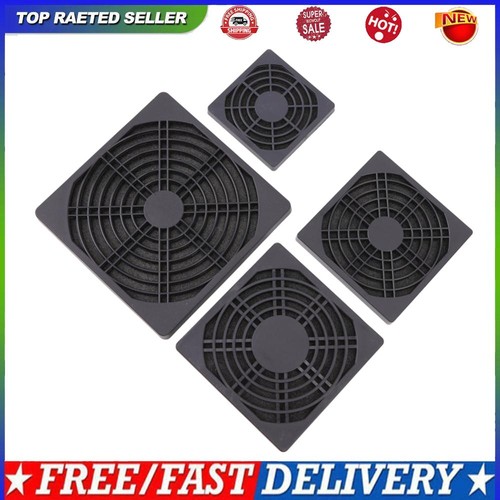 60mm 80mm 90mm 120mm PC Case Fan Grills Filter for Desktop Computer Pack of 5