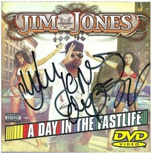 Jim Jones Signed Autographed CD Cover