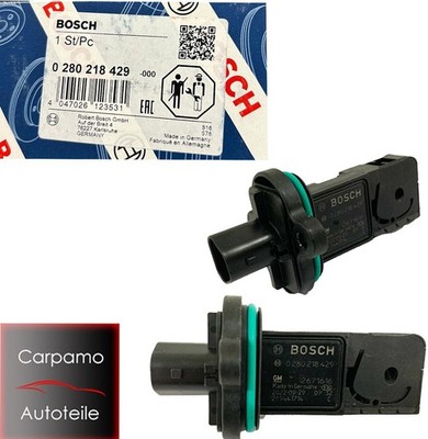 Bosch 0280218429Luftmassenmesser Opel Adam Astra J K Corsa D E Meriva B 12671616