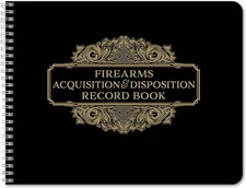 BookFactory Firearms Acquisition and Disposition A&D Gun Log Book 100 pages 