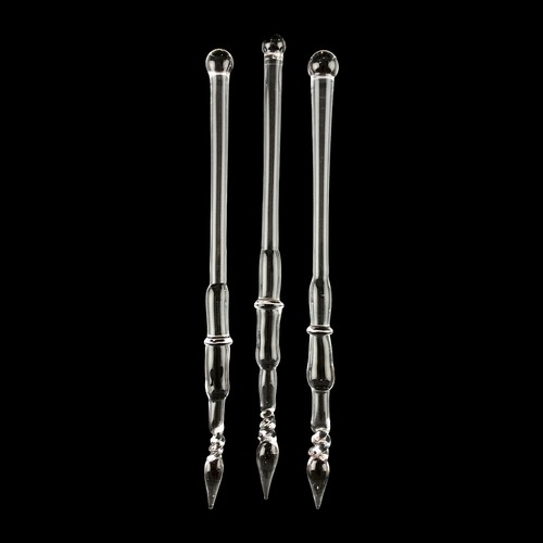 Vintage Glass Yad Pointers to Read Holy Torah | Zion Jewish Judaism Collectible