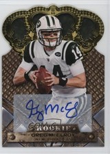 2011 Panini Crown Royale Rookie Gold Signatures /499 Greg McElroy #135 Auto j4h