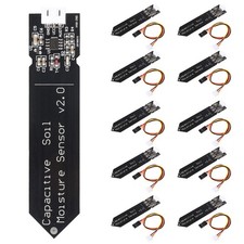 10 Pack Capacitive Soil Moisture Sensor Corrosion Resistant for Arduino Moist...