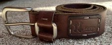 Men’s Fossil Brown Leather Belt Size Small.