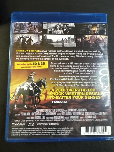 Comin’ at Ya! in 2D + 3D (Blu-ray, 1981) wie neu!!! Kostenloser schneller Versand!!! - Bild 3 von 3