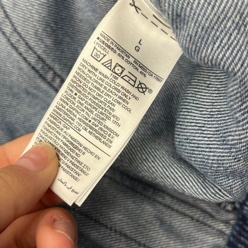 Gap Blue Mid Rise Pull-On Barrel SuperSoft Jeans Women's Size Large NEW - Picture 3 of 7
