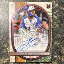 Topps 2025 Museum Collection Archival Autograph Michael Harris II /99Braves #A…