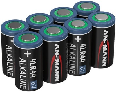 8 ANSMANN Alkaline Batterie 4LR44, 6 Volt, 8er Pack