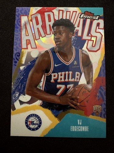 2025-26 Topps Finest - Arrivals VJ Edgecombe #A-3 Refractor (RC)