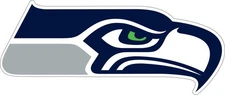 Seattle Seahawks Logo - Die Cut Laminated Vinyl Sticker Decal - NFL car window