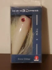 Bone Glitter TWM-X - H2O Xpress Topwater Lure w/ VMC Treble Hooks