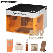 Atomstack P1 5W CNC Laser Engraver Support APP Control for Wood Acrylic ATKE