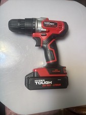 HYPER Tough AQ76019G 20V Cordless Drill Driver Tool & Battery