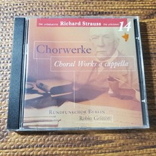 Richard Strauss Chorwerke CD 2001 Rundfunkchor Berlin Classical Koch
