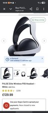 Sony Pulse 3D Wireless Gaming Headset for PS5 - White/Black