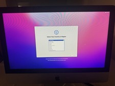 Apple iMac All-in-One Desktop Computer Silver Built-in Camera Speakers