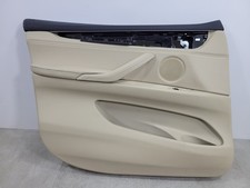BMW X5 F15 14-18 NEARSIDE FRONT LEFT DOOR CARD BEIGE & BLACK