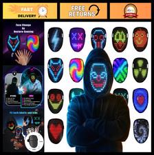 LED Light Up Mask with Gesture Sensing - Kids' Toys Gift for Boys Girls