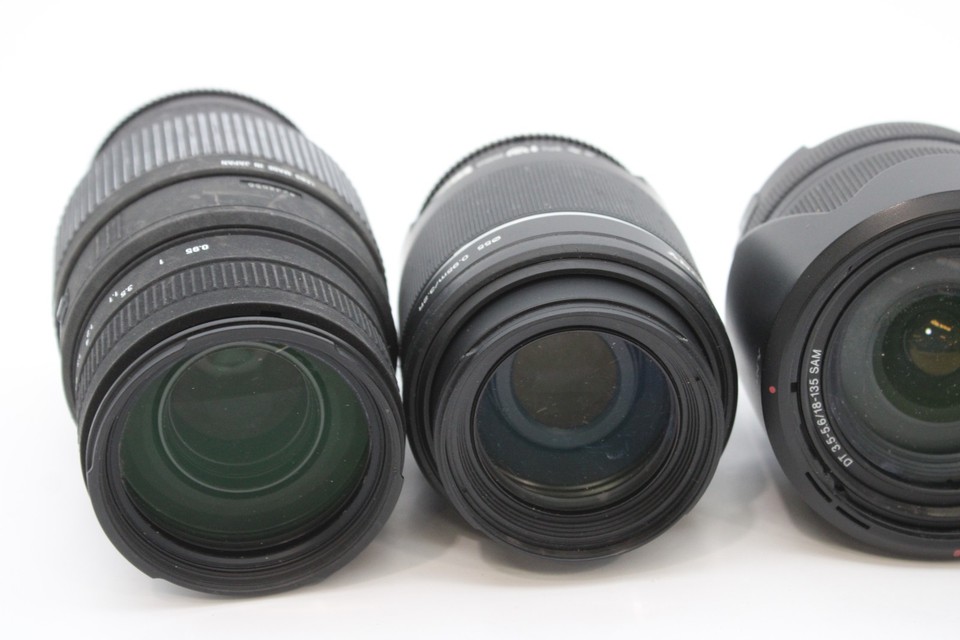 Auto Focus Camera Lenses Mechanically Working Inc Canon EF-S & Sony DT ...