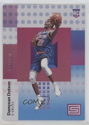 2017-18 Panini Status Rookies Blue 166/199 Damyean Dotson #113 Rookie RC 4r3