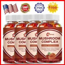 Lion Mane Mushroom Compound Soft Candy for Strong Memory Intelligence Brain 60pc