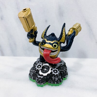 Legendary Trigger Happy Spyro's Adventure Skylanders Figure Green Base | eBay