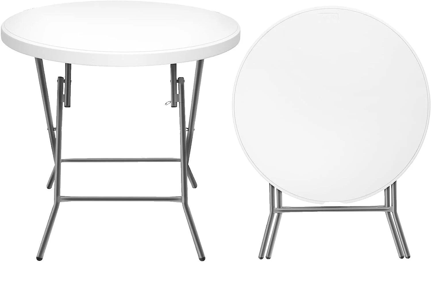 Mesas de comedor de plástico blanco