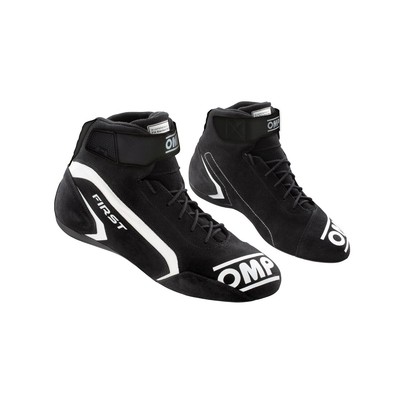 Neu OMP Fahrerschuh FIRST MY21 Schwarz (FIA) (38)