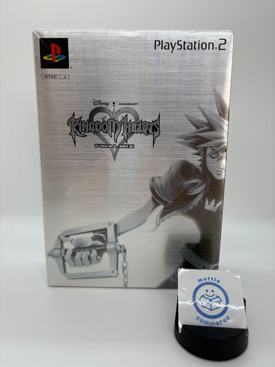 PS2 KINGDOM HEARTS FINAL MIX Platinum Limited Complete Set Japan