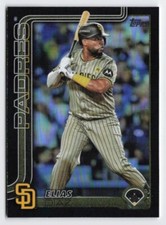 2025 Elias Diaz Topps Series 2 Black Foil /10 #501 San Diego Padres