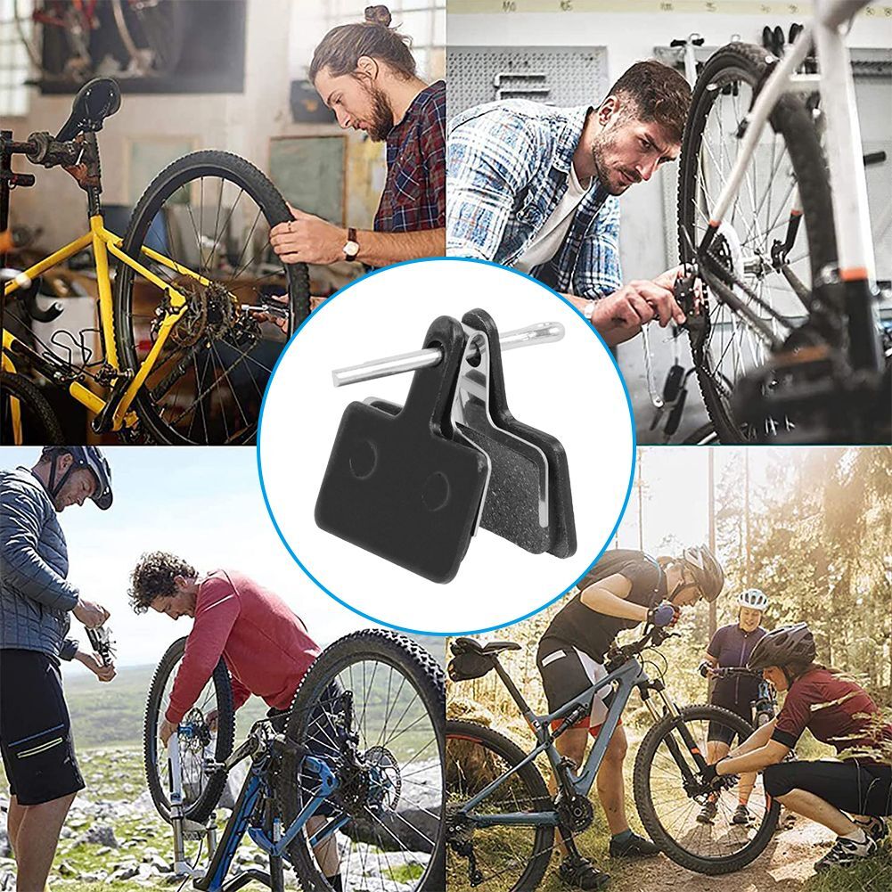 4 Paar Bremsbeläge Scheibenbremse Fahrrad - Semi-Metallic Für Shimano & Tektro
