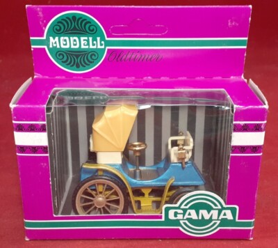 1:46 GAMA Oldtimer 1901 Peugeot Vis-A-Vis Decauville Mint New In Box Germany 990